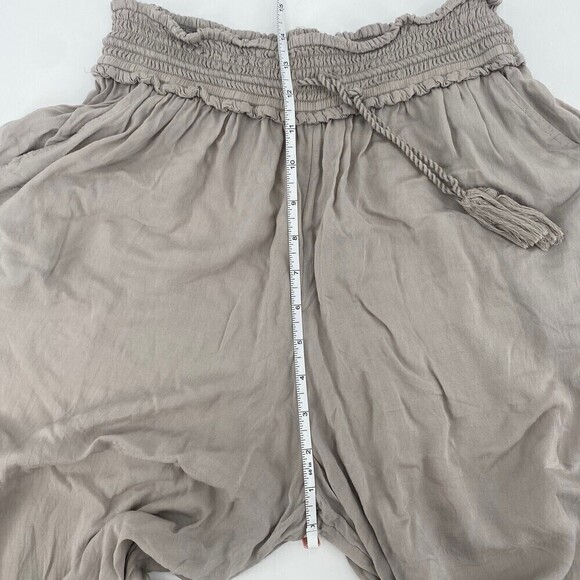 Wilfred Artizia XS La Boheme Gray Elastic Waist Pull On Wide Leg Crop Pants - Picture 5 of 13